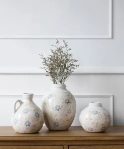 Anais Ceramic Oval Bud Vase
