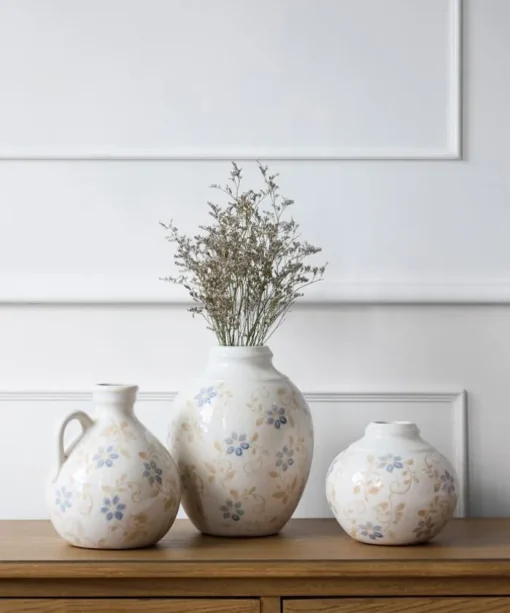 Anais Ceramic Oval Bud Vase