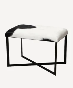 Anouk Black Goat Stool