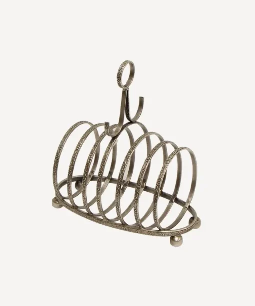 Antique Silver Toast Rack