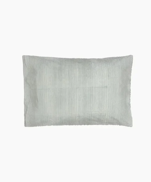 Athena Handblock Blue/Natural Pillow Covers (2PC)