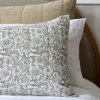 Athena Handblock Natural Pillow Covers (2PC)