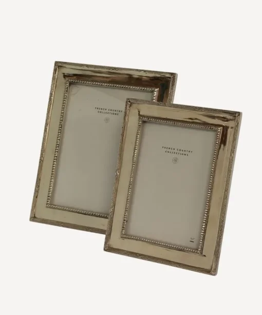 Beaded Nickel Frame 6x8"