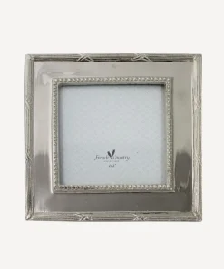 Beaded Nickel Square Photoframe 4x4"