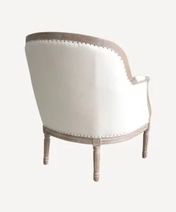 Beckett Studded Linen Chair