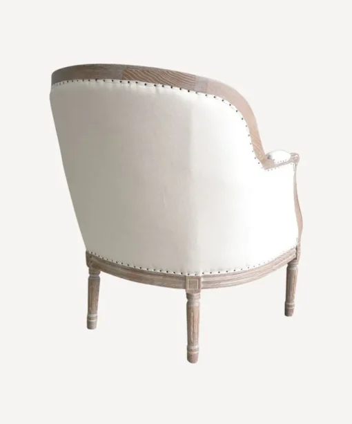 Beckett Studded Linen Chair