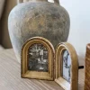 Beech Double Arch Photo Frame 2.5x3.5