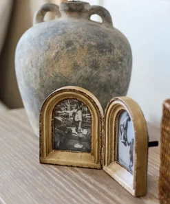 Beech Double Arch Photo Frame 2.5x3.5