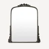 Belle Vie Mantle Mirror Aged Black