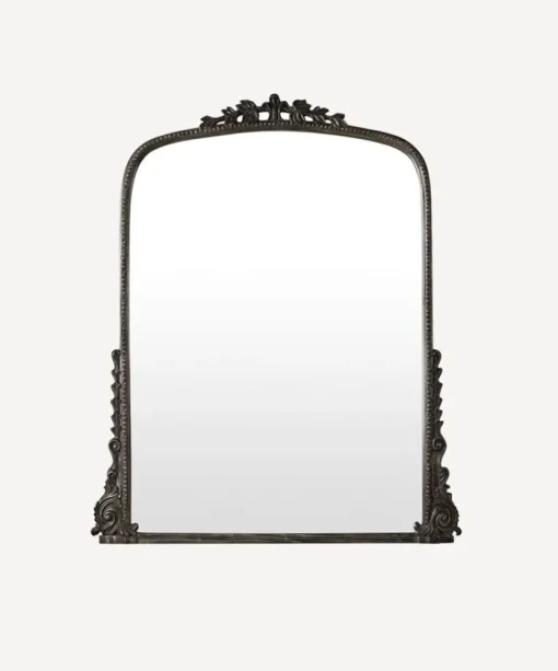 Belle Vie Mantle Mirror Aged Black