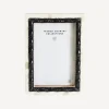 Black & White Spiral Photo Frame 4x6"