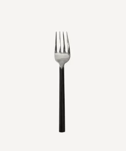 Black Handle Dessert Fork