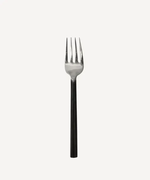 Black Handle Dessert Fork