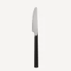 Black Handle Dessert Knife
