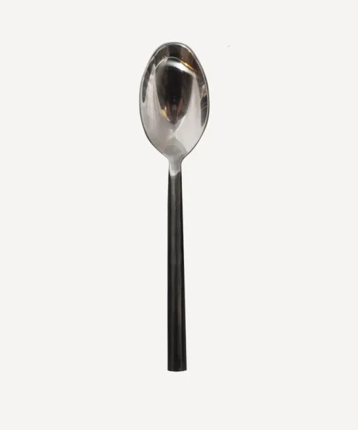 Black Handle Dessert Spoon