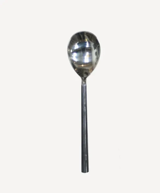 Black Handle Serving Spoon Small