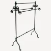 Black Iron Towel Rail