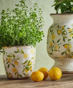 Botanical Lemon Pot Large