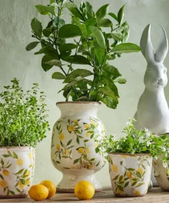 Botanical Lemon Urn