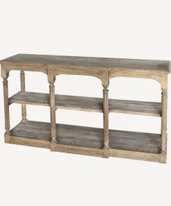 Breakfront Hall Table Reclaimed Oak