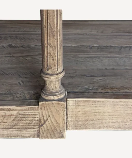 Breakfront Hall Table Reclaimed Oak
