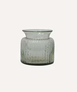 Classic Ribbed Vase Short