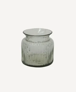 Classic Ribbed Vase Short