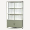 Cole Display Cabinet Double Olive