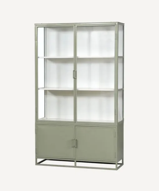 Cole Display Cabinet Double Olive