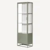 Cole Display Cabinet Single Olive