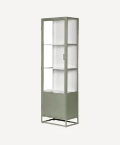 Cole Display Cabinet Single Olive