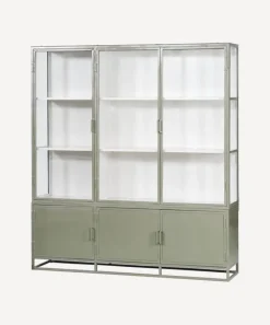 Cole Display Cabinet Triple Olive