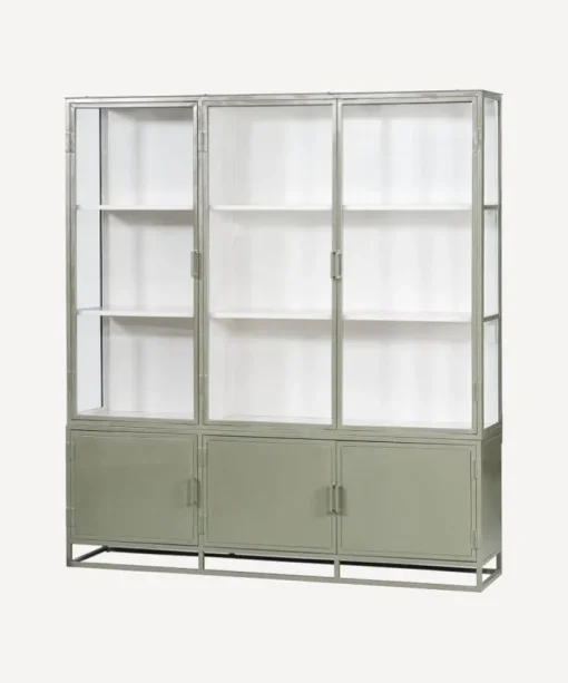 Cole Display Cabinet Triple Olive