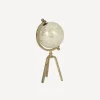 Cream Gold Globe Small