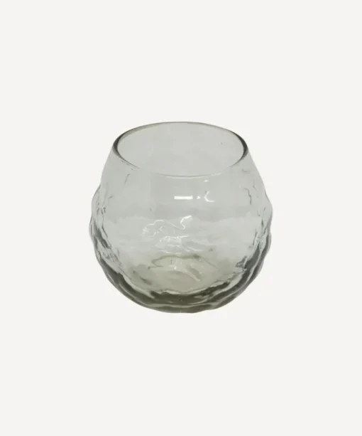 Dappled Clear Bowl Vase