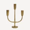 Dax 3 Light Gold Candlestand