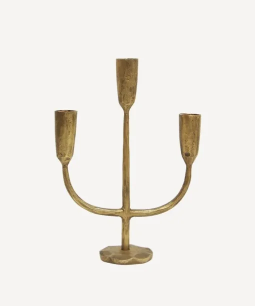 Dax 3 Light Gold Candlestand