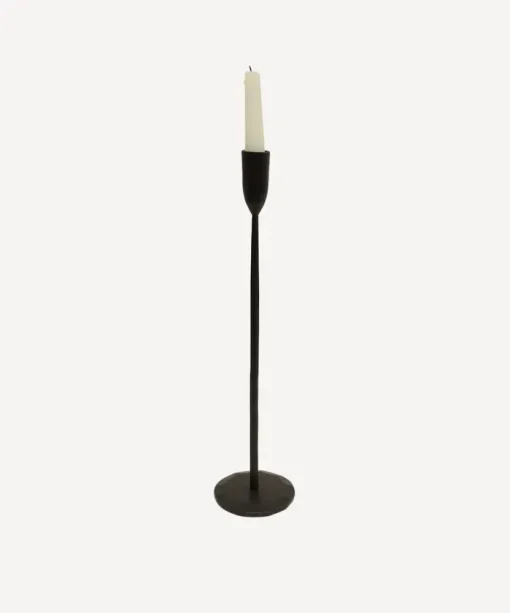 Dax Black Candleholder Large