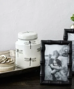 Dragonfly Round Lidded Jar