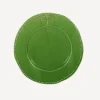 Dragonfly Stoneware Green Lunch Plate