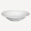 Dragonfly Stoneware White Salad Bowl Small