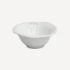 Dragonfly Stoneware White Salt Bowl