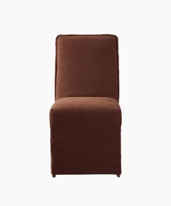 Ellie Slip Cover Dining Chair Rust