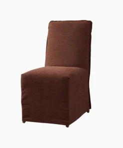 Ellie Slip Cover Dining Chair Rust