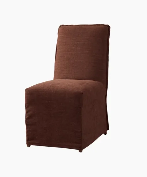 Ellie Slip Cover Dining Chair Rust