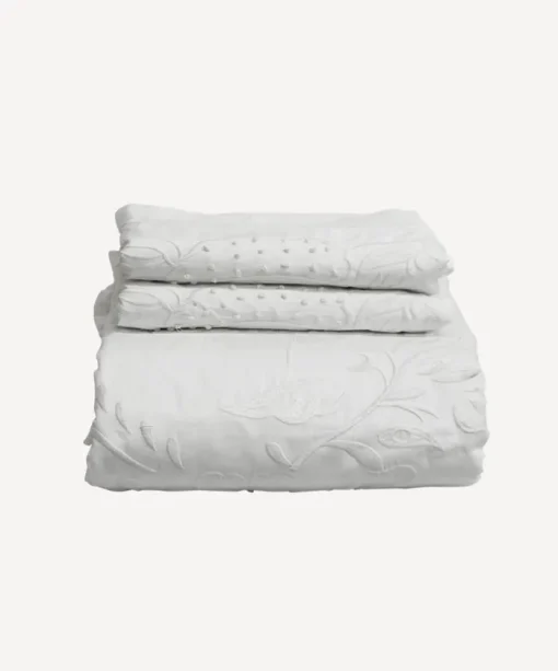 Embelli Queen Embroidered Duvet Cover