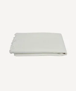 Embroidered Tablecloth White Large