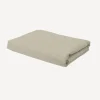 Emilie Linen Fitted Sheet Super King Sand
