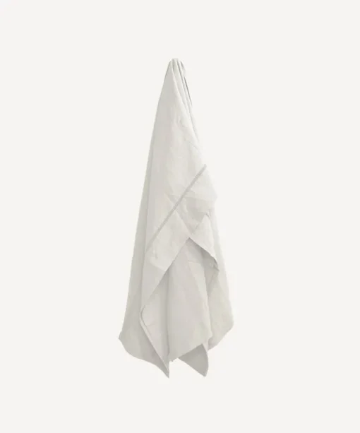 Emilie Linen Flat Sheet Super King Ecru