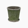 Evergreen Plant Pot & Saucer Large